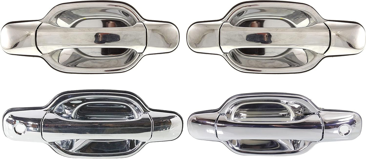Chrome Exterior Door Handle Set of 4 I473967