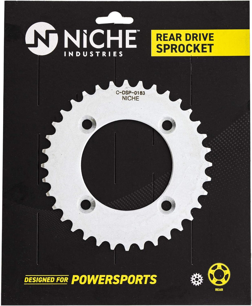 Drive Sprocket Chain Combo Front 15 Rear 36 Tooth 420HZ Standard 86 Links Pack of 2 J4286