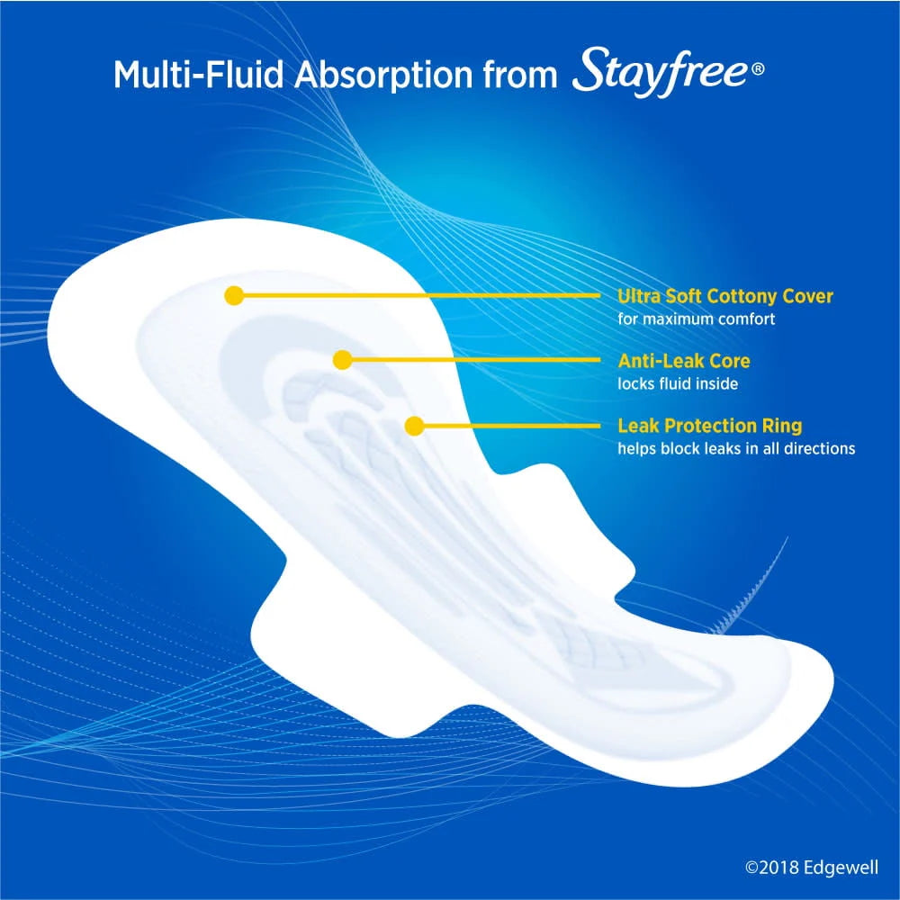 Ultra Thin Overnight Pads With Wings, 40 Ct Y27925