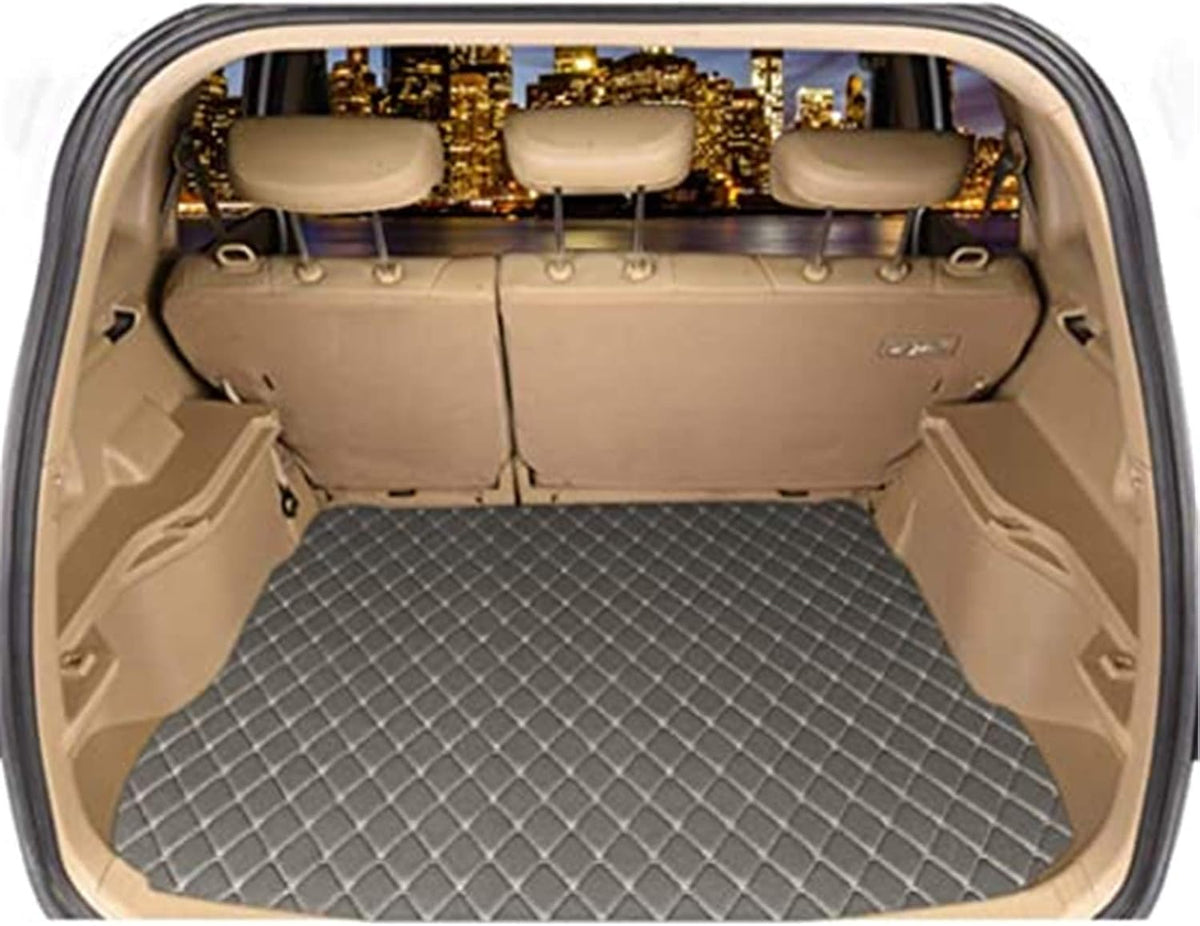 Purple Leather Full Car Floor Mats with Cargo Mat N695024
