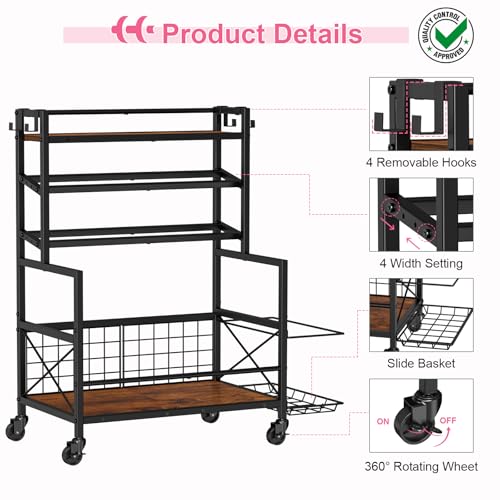 Adjustable Dumbbell Rack with Wheels and Hooks G45130