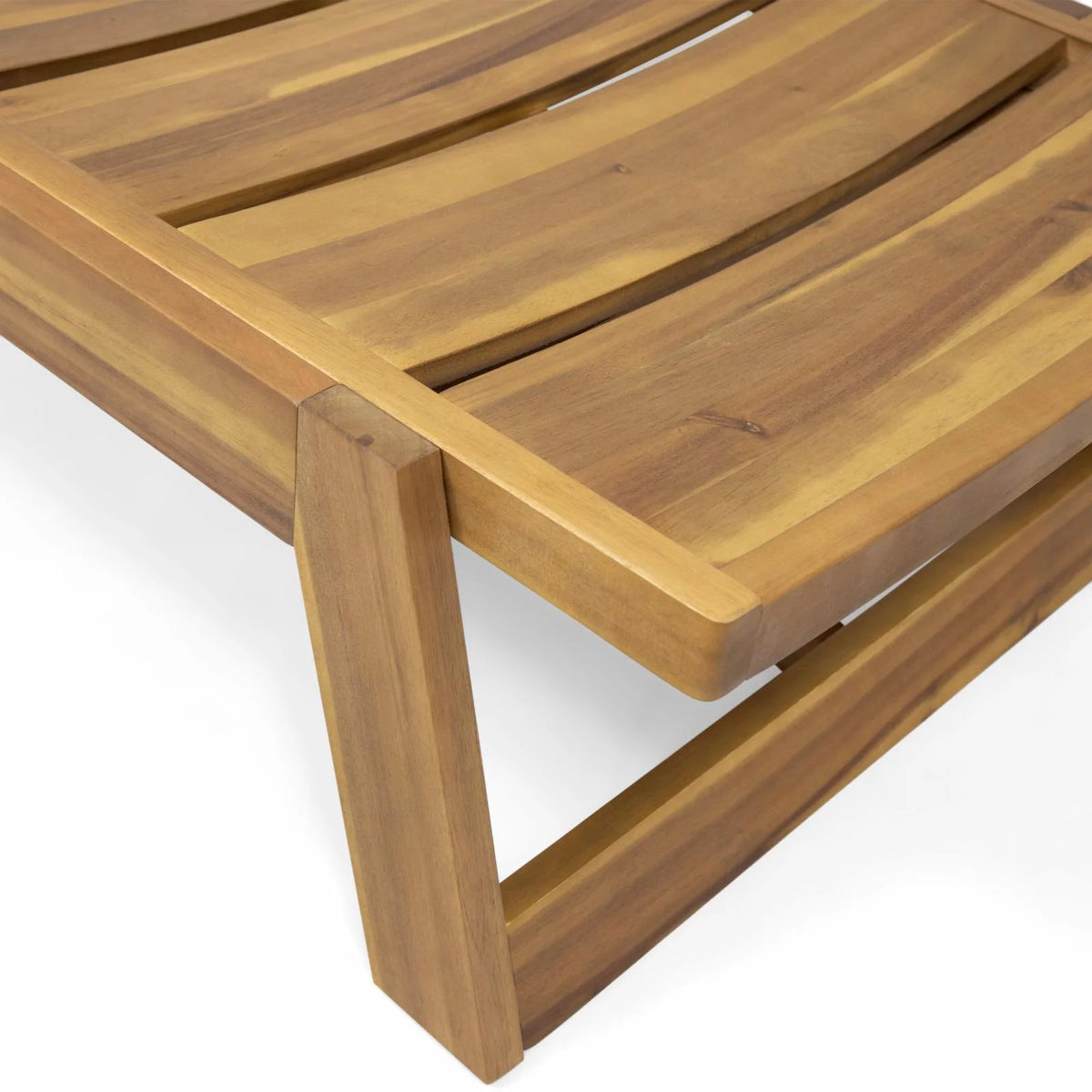 Acacia Wood Chaise Lounge Set of 4 K174