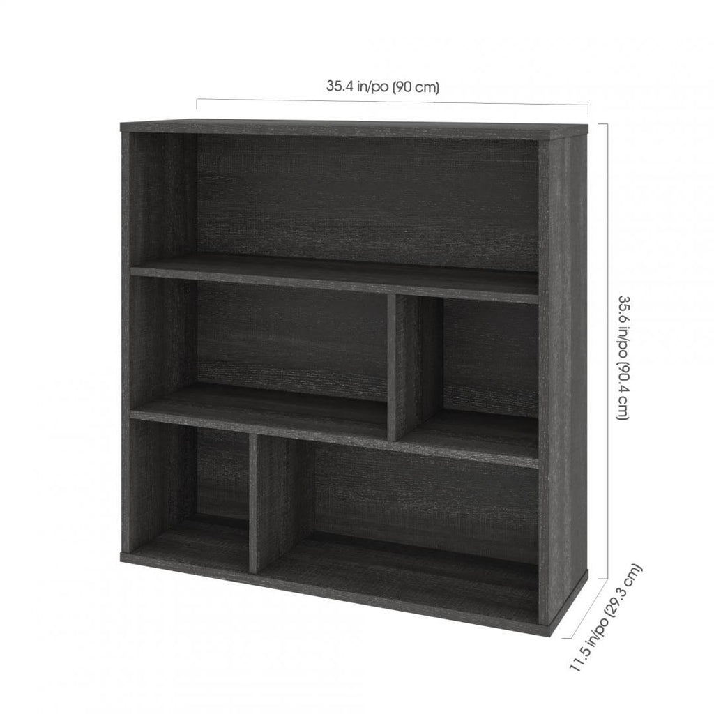 White Asymmetrical Shelving Unit V239