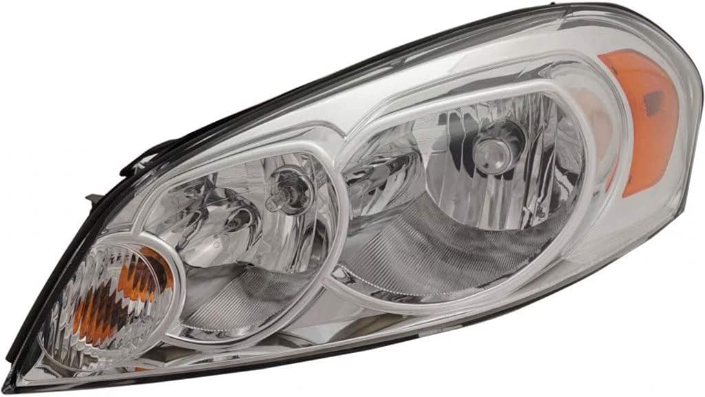 Headlight Assembly Pair with Bulbs for 2006 2007 Chevy Monte Carlo G90615