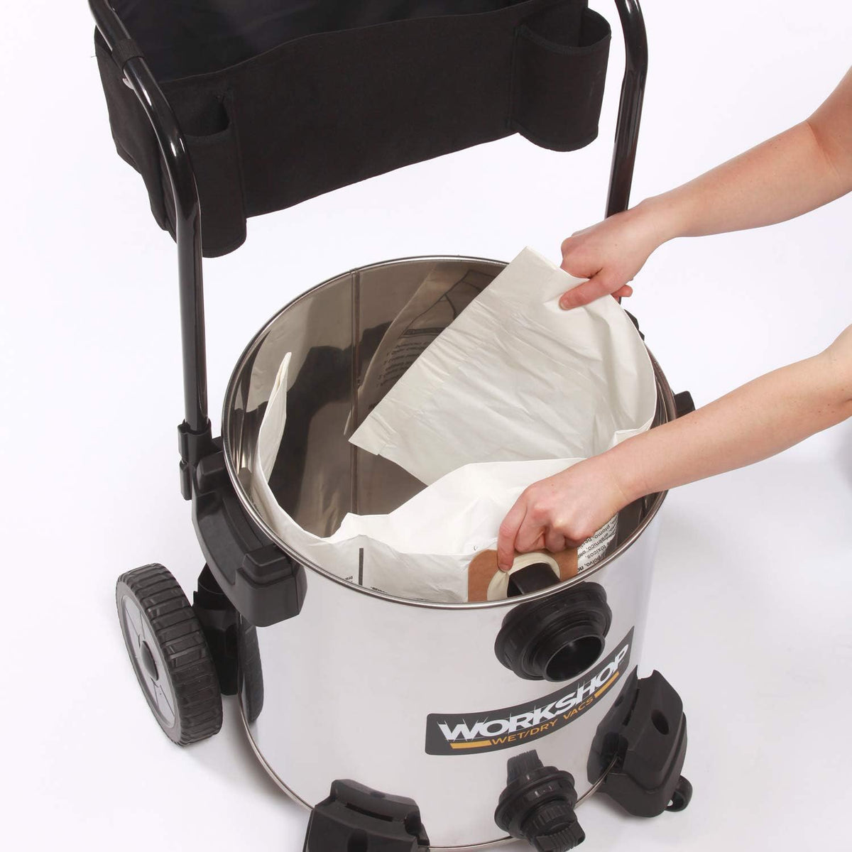 16-Gallon Stainless Steel Wet/Dry Vacuum Cleaner P756390