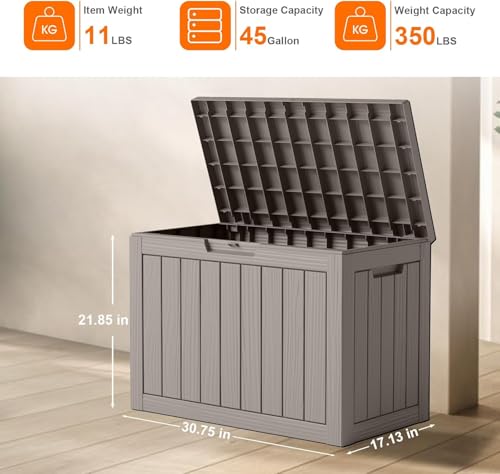 150 Gallon Waterproof Resin Outdoor Storage Box S942