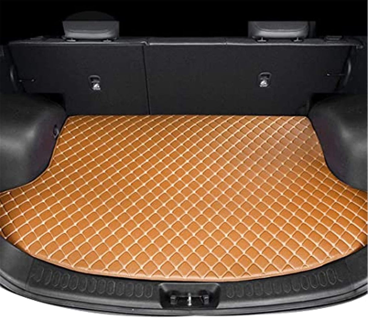 Purple Leather Full Car Floor Mats with Cargo Mat N695024
