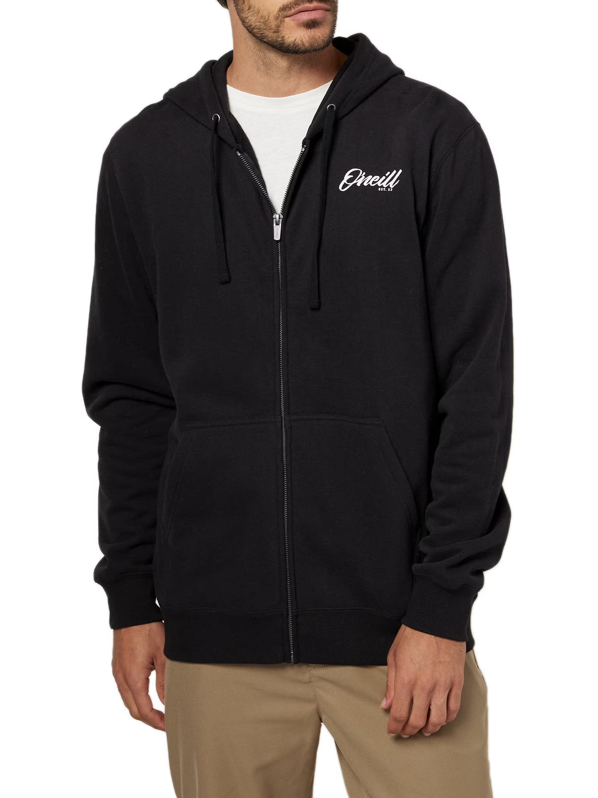 Black Bermuda Zip Hoodie F296137