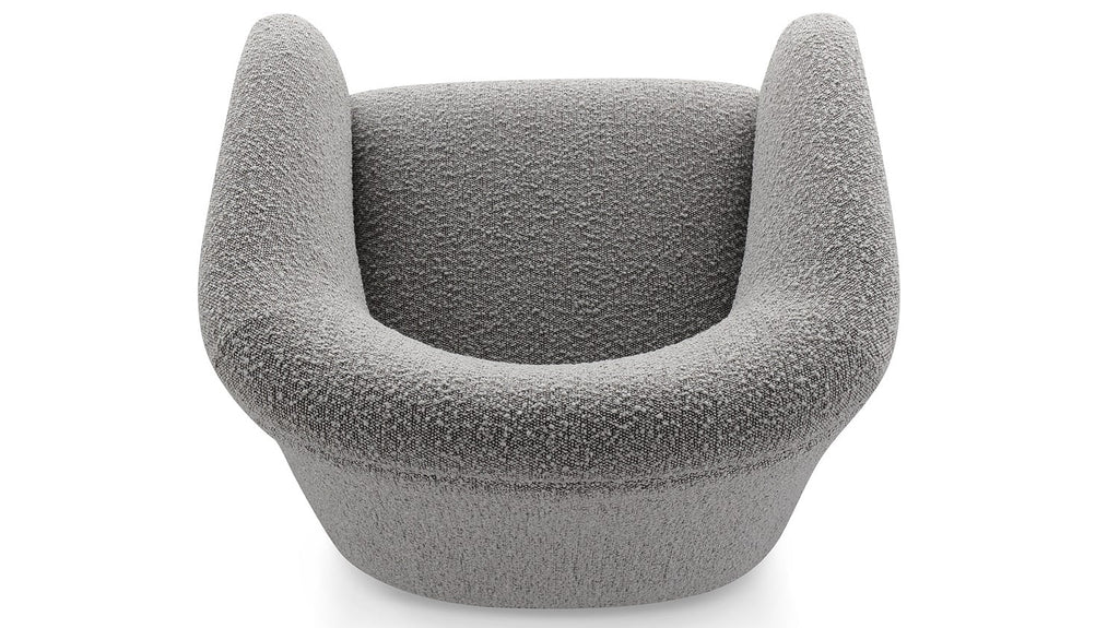Dark Grey Polyester Loveseat with Side Bags F948