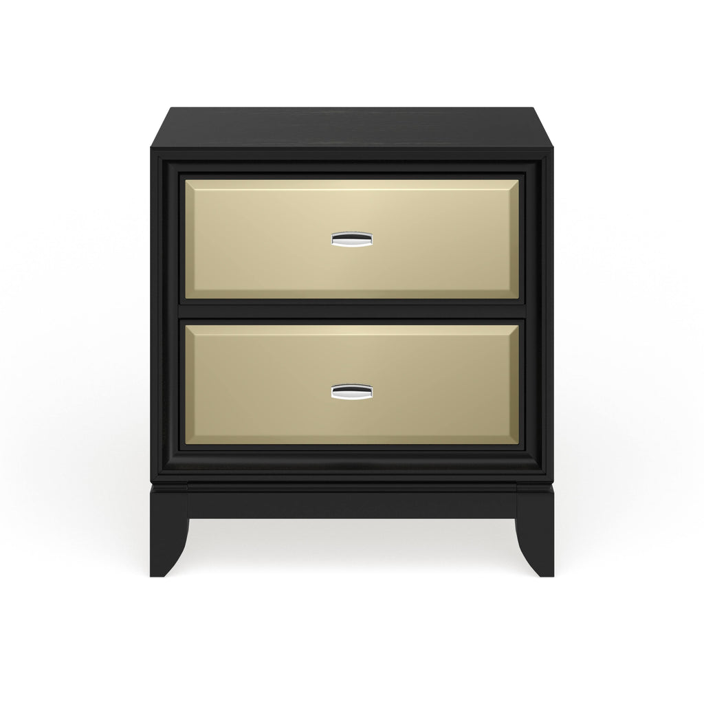 Silver-Tinted Nightstand O3360