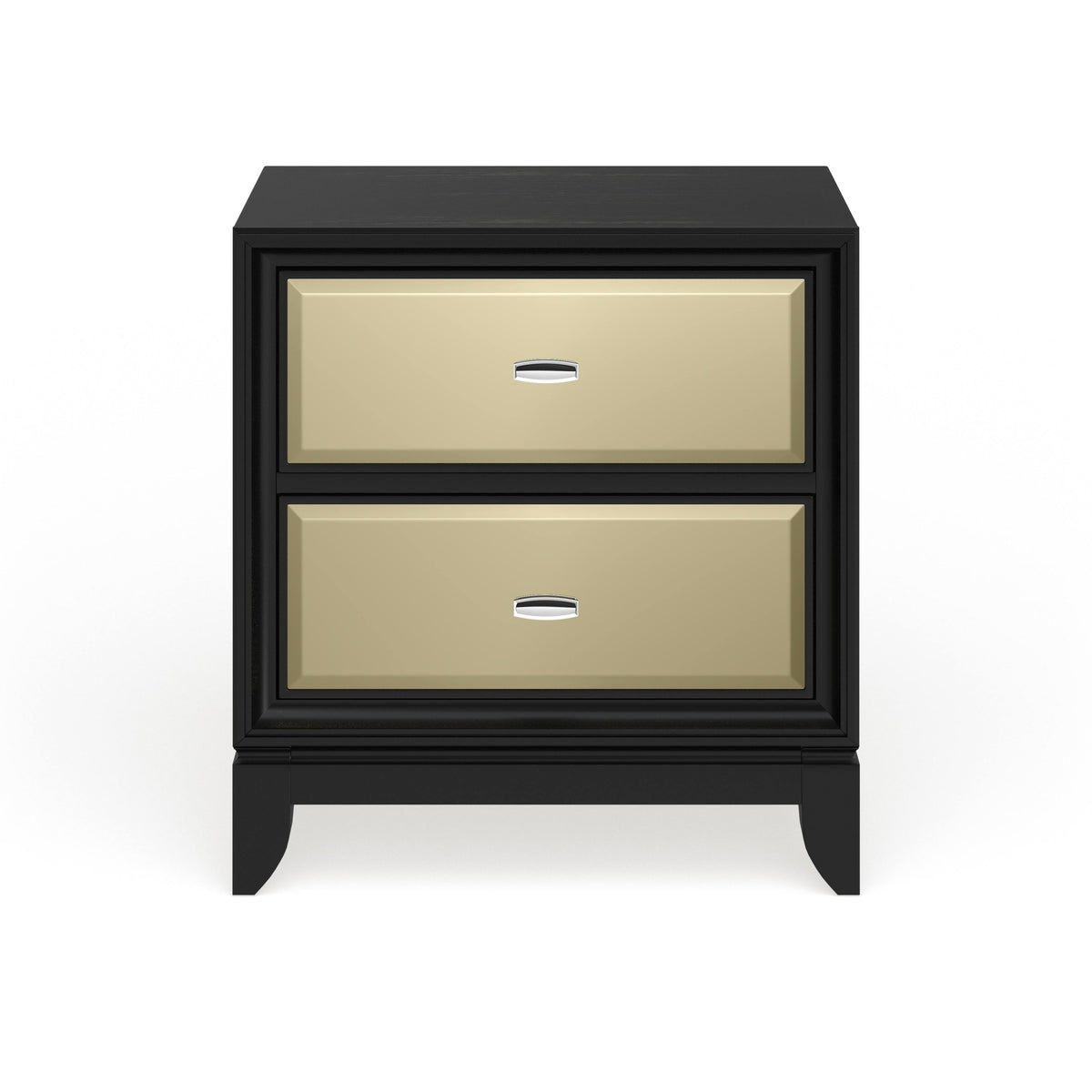 Silver-Tinted Nightstand O3360