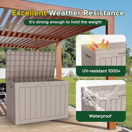 150 Gallon Waterproof Resin Outdoor Storage Box S942