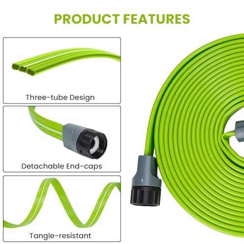 50FT Leakproof Soaker Hose with Stakes S95632