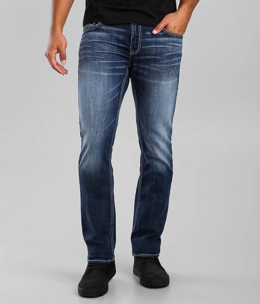 Blue Straight Stretch Jean E613