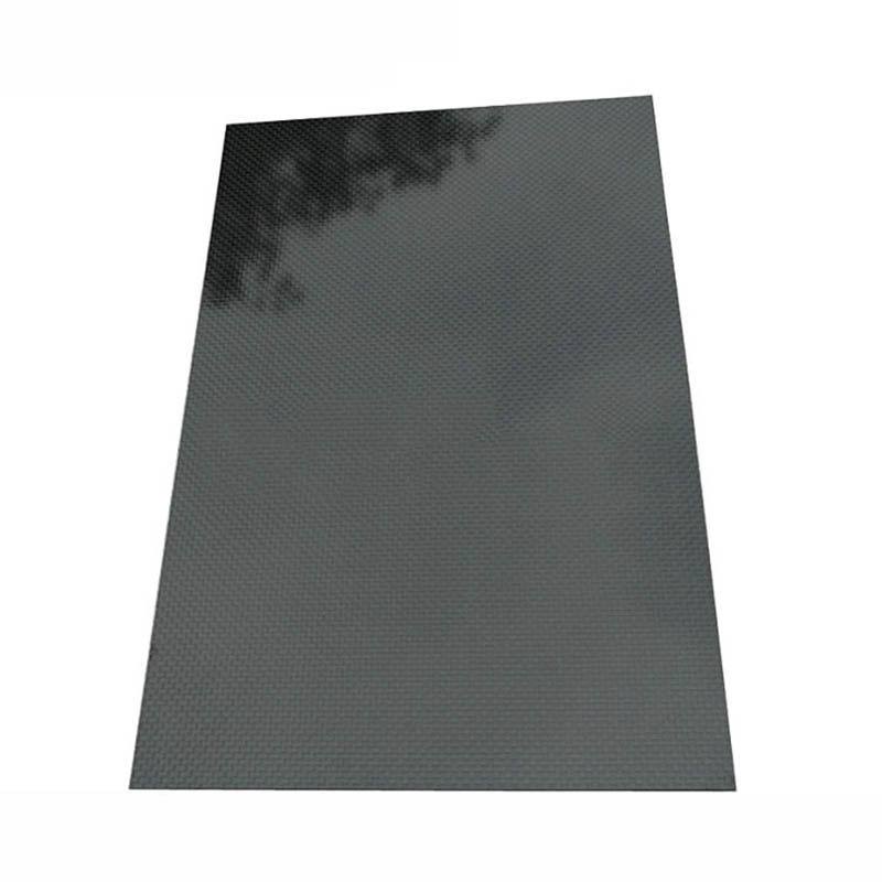 3K Black Plain Weave Carbon Fiber Plate Sheet I146