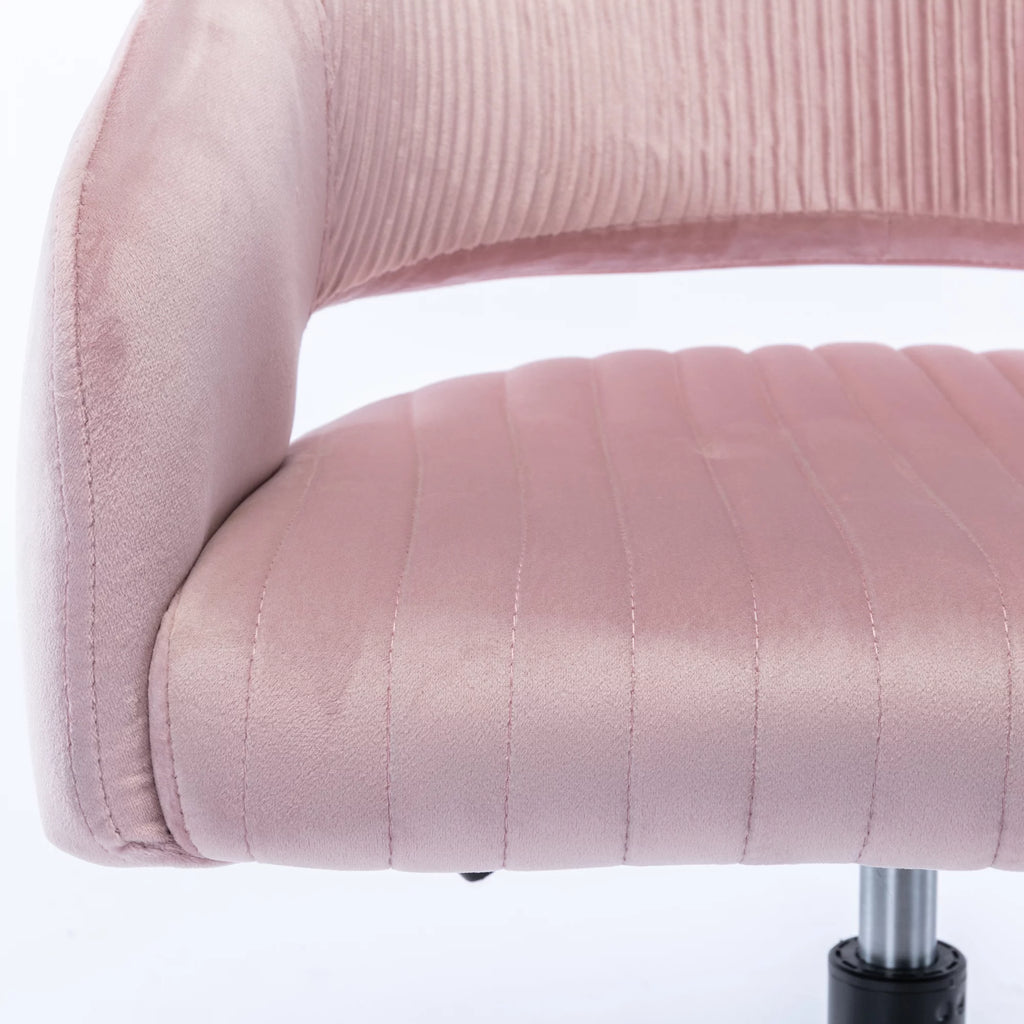 Pink Adjustable Office Chair with Wheels Z309