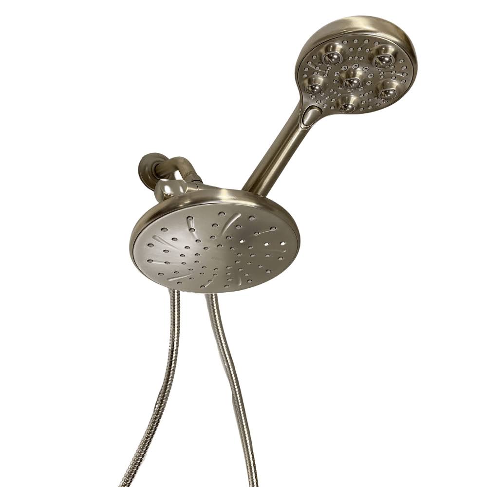 3-Spray 7.5 in. Dual Handheld Shower Head J96298