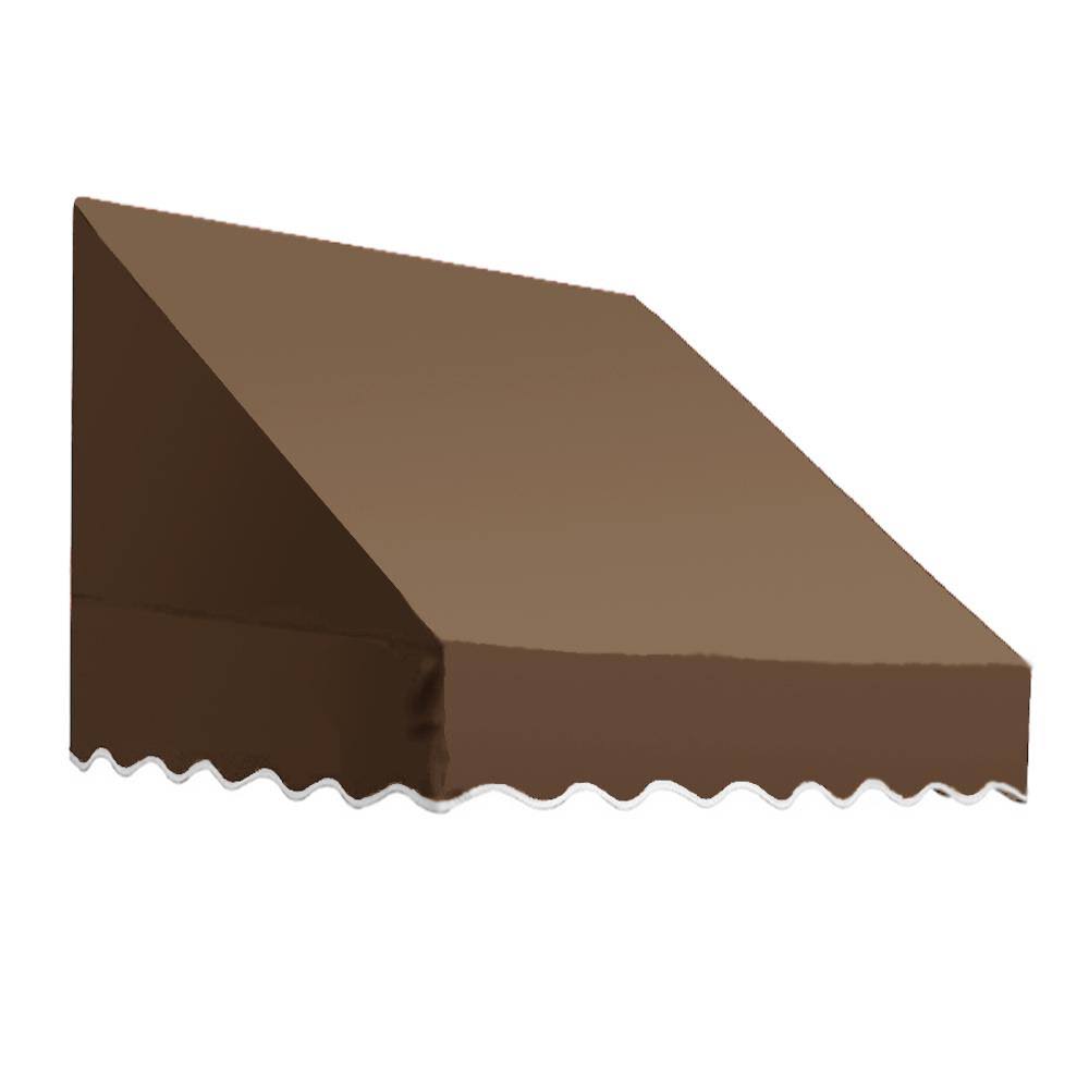 8.38 ft. Wide Brown Window Awning E7517