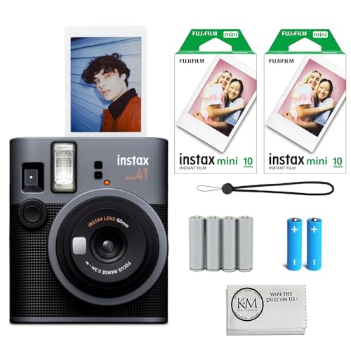 Instant Camera Bundle with Film and Batteries B96677