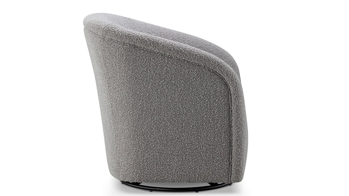 Dark Grey Polyester Loveseat with Side Bags F948