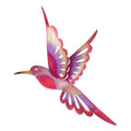 Purple Steel Bird Wall Decor O7427