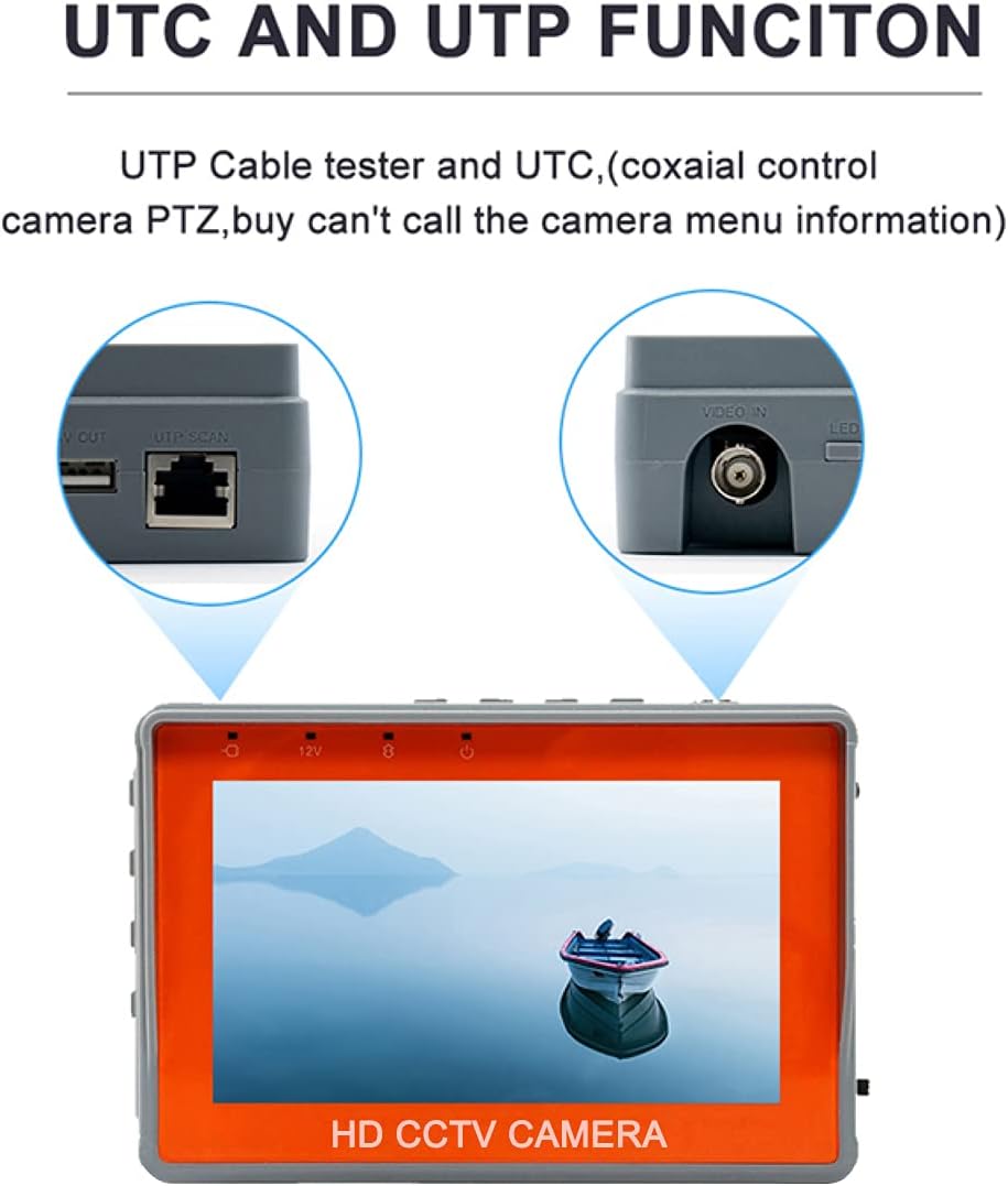5 Inch 8MP CCTV Tester V39510
