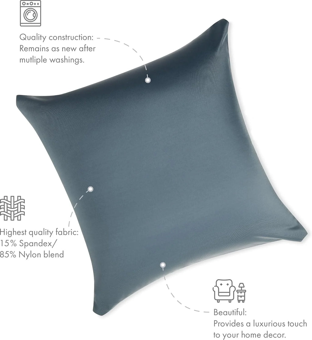 20X20 Throw Pillowcase 85/15 Nylon Spandex Dark Slate Grey A6943