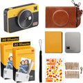 Portable Wireless Instant Camera & Photo Printer, 68-Sheet Bundle, Yellow Y5837