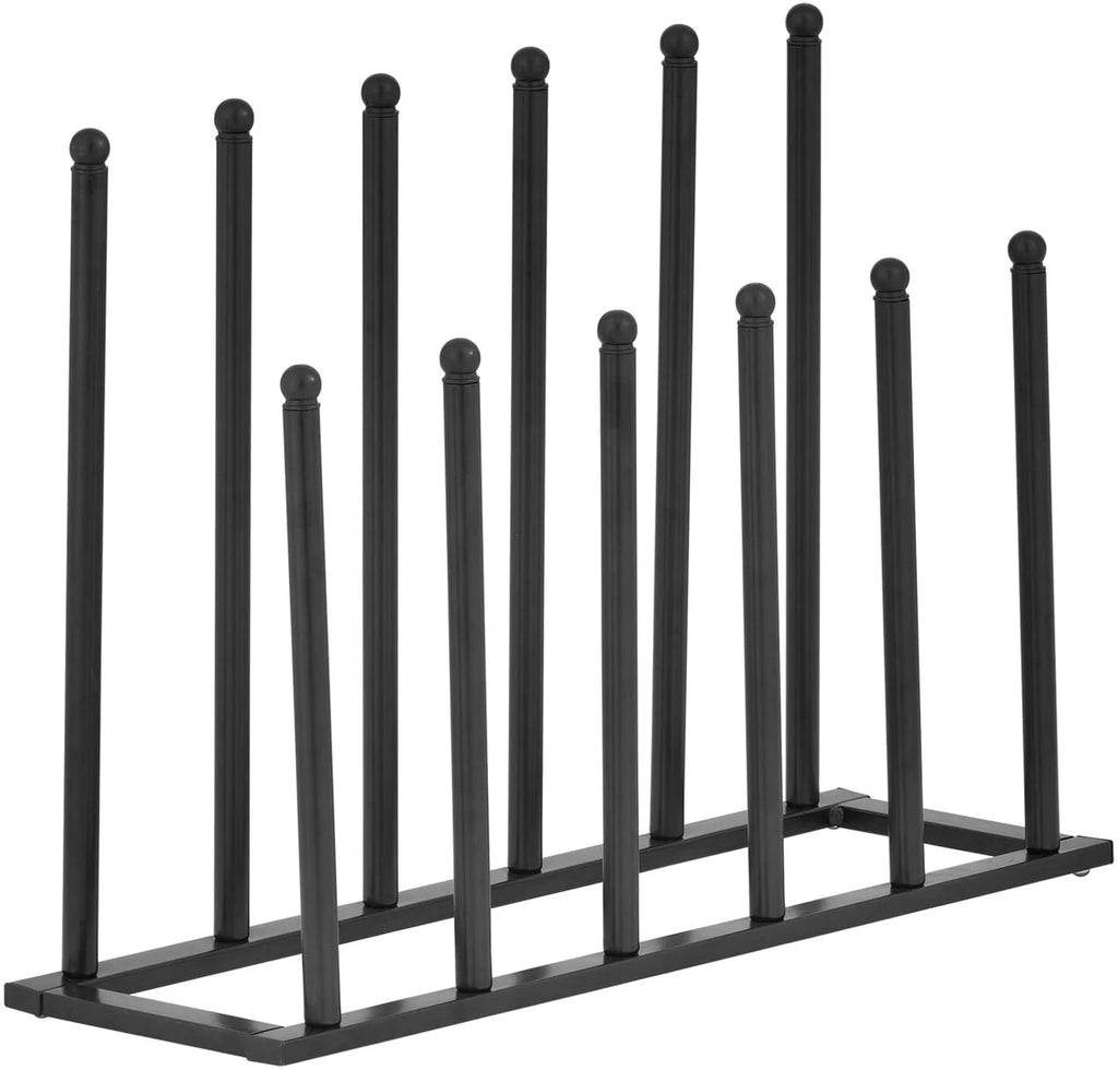 6-Pair Black Metal Boot Shoes Storage Rack Z8954