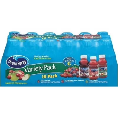 Ocean Spray Juice Beverage Variety Pack - 18/10 Ounce Q128
