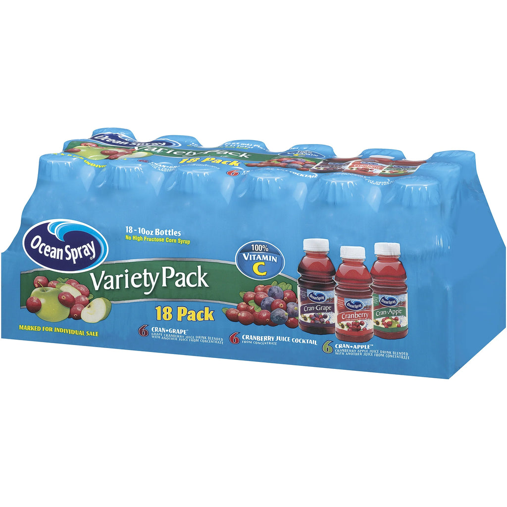 Ocean Spray Juice Beverage Variety Pack - 18/10 Ounce Q128
