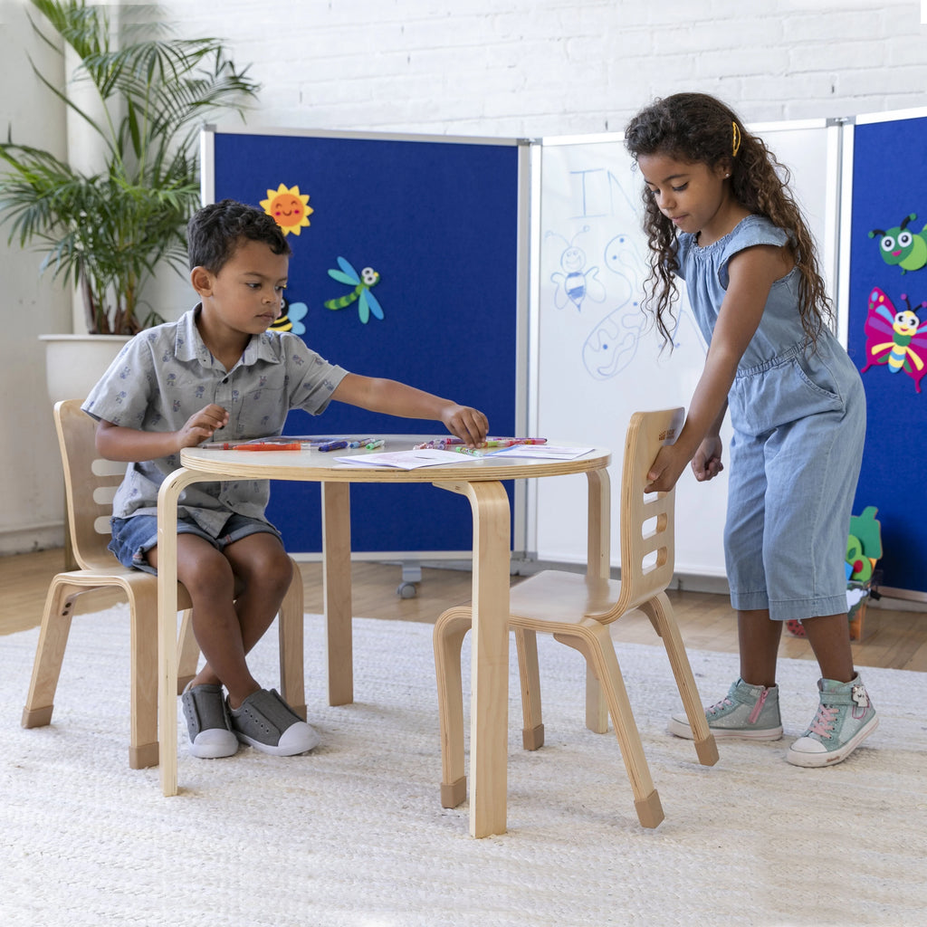 Bentwood Chair, 12in Seat Height, Natural, 2-Pack E457804