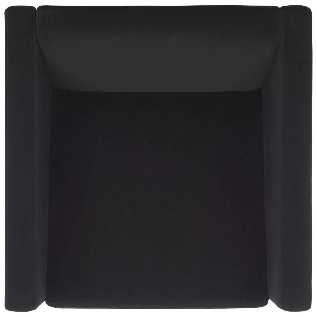 Black Velvet Accent Chairs T939374