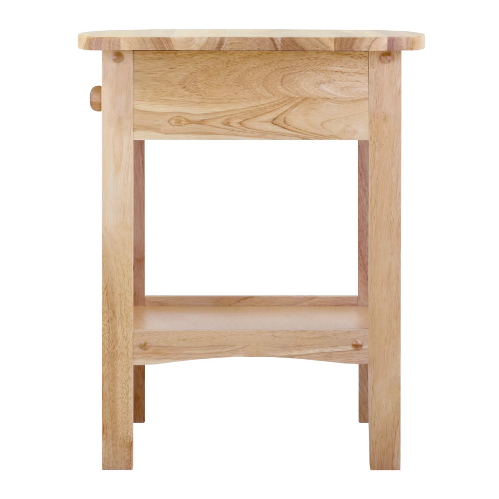 22" Natural Square Top Accent Table J23681