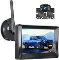 5 Inch Wireless Backup Camera Monitor Kit 1080P HD Waterproof Night Vision Wide Viewing Angle Rear View Camera X4526