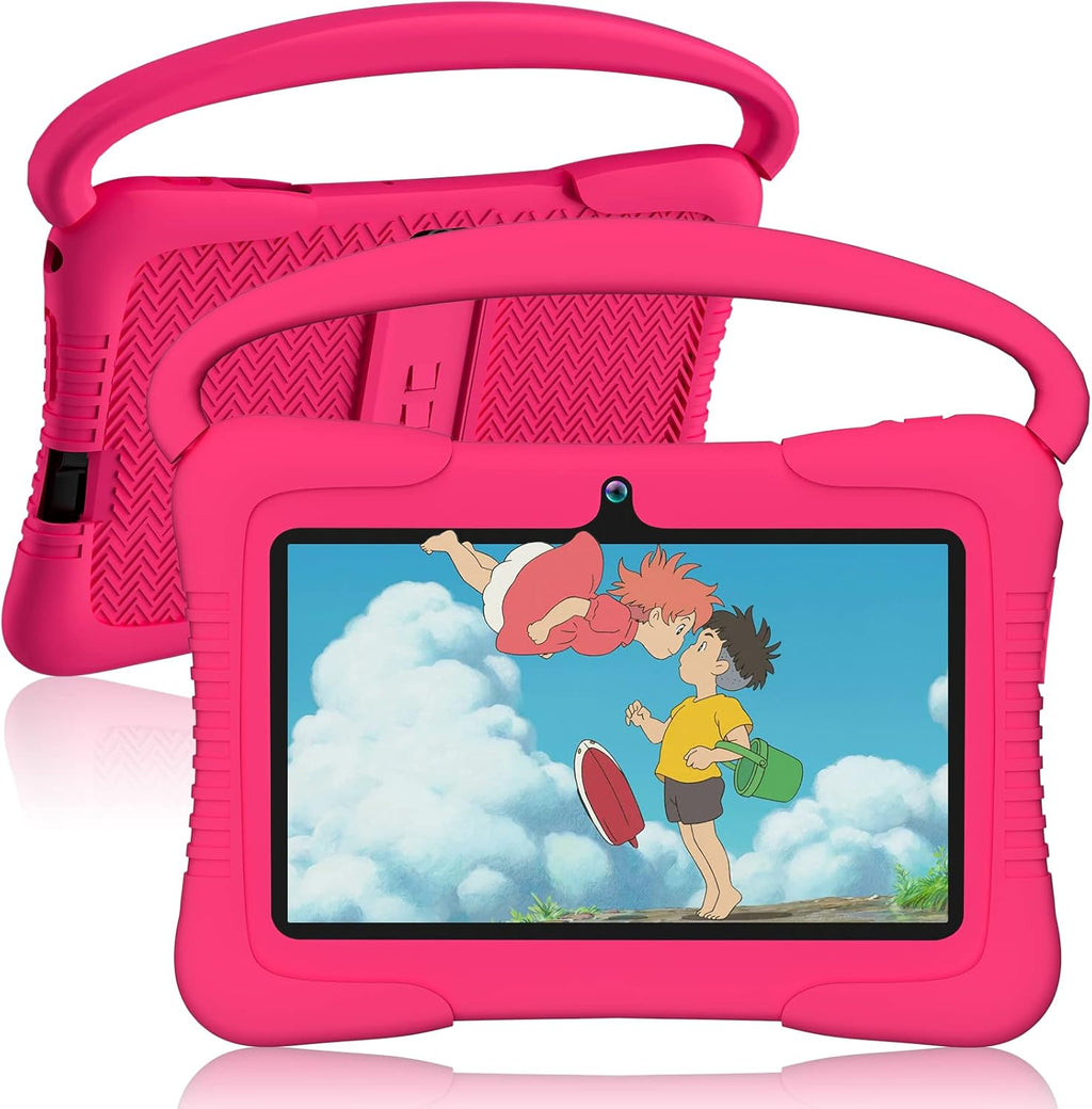 Kids Tablet 7 inch Android 11.0 HDTouchscreen Display 2+32GB Dual Camera Pack of 2 E4084