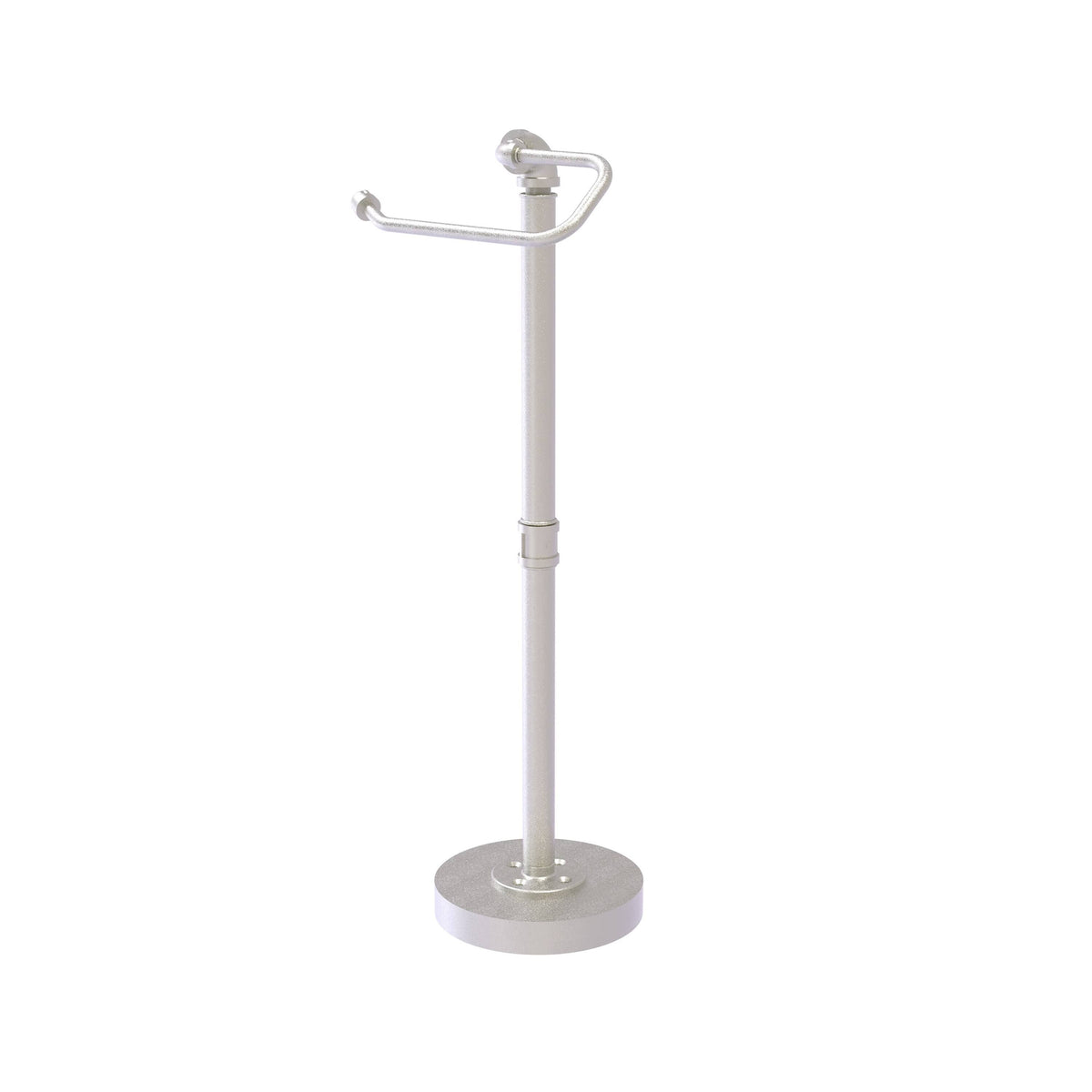 Satin Nickel Free Standing Toilet Tissue Stand Y46765