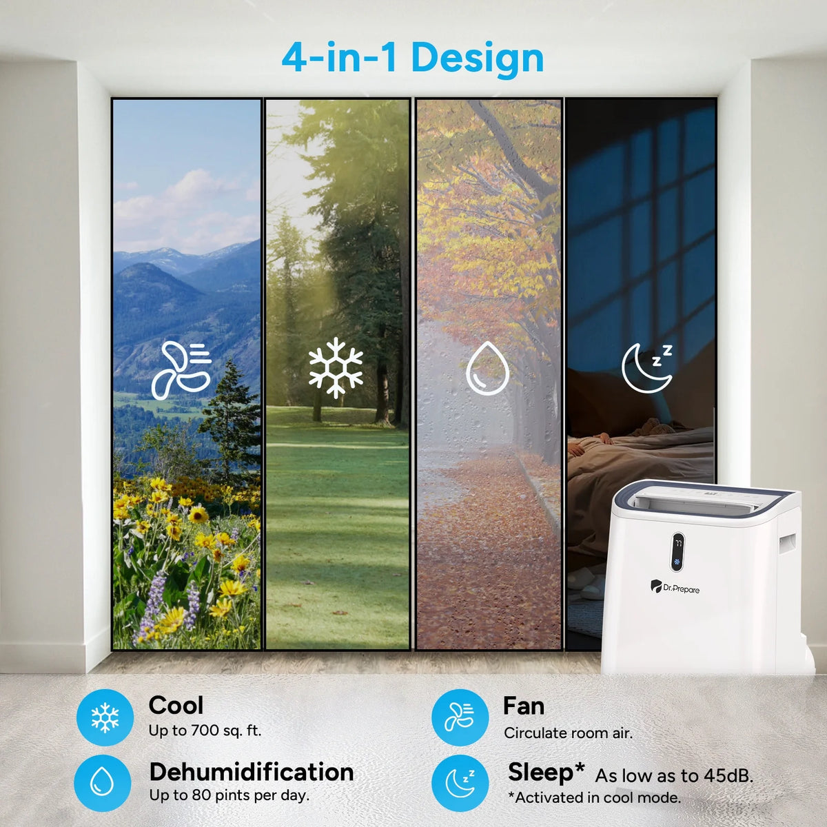 14000 BTU Smart WiFi Portable Air Conditioner A30592