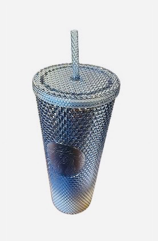 Blue Silver Gradient Ombre Tumbler 24oz W9280