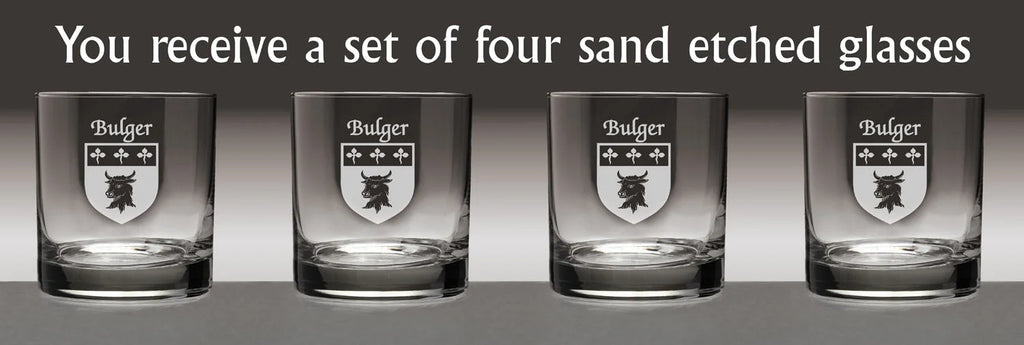 Irish Coat of Arms Tumbler Glasses Set of 4 R66123