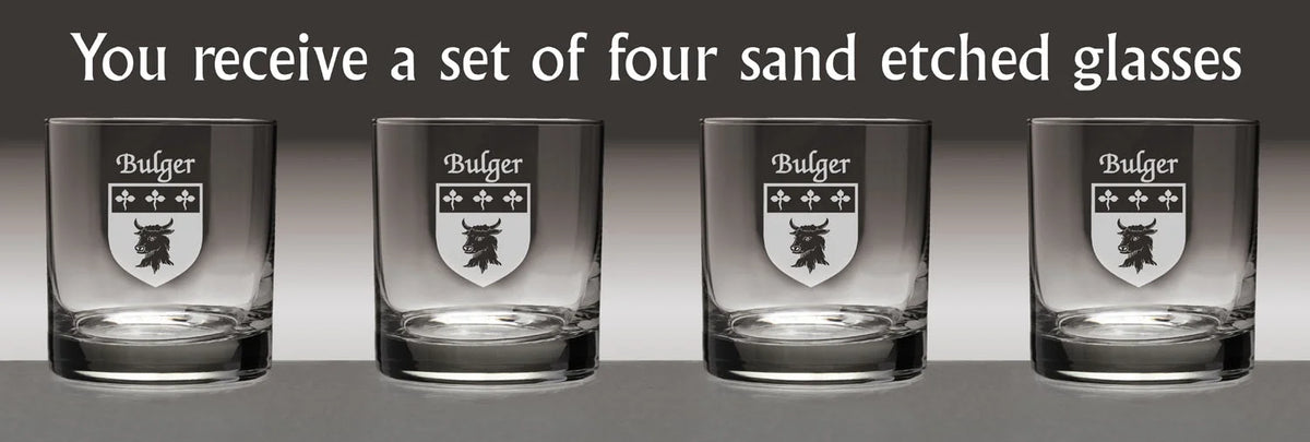Irish Coat of Arms Tumbler Glasses Set of 4 R66123