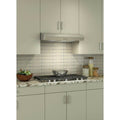 30 in. Convertible Under Cabinet Range Hood with Light in Stainless Steel Q8719