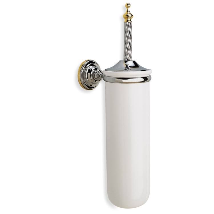 Chrome/Gold Toilet Brush G131