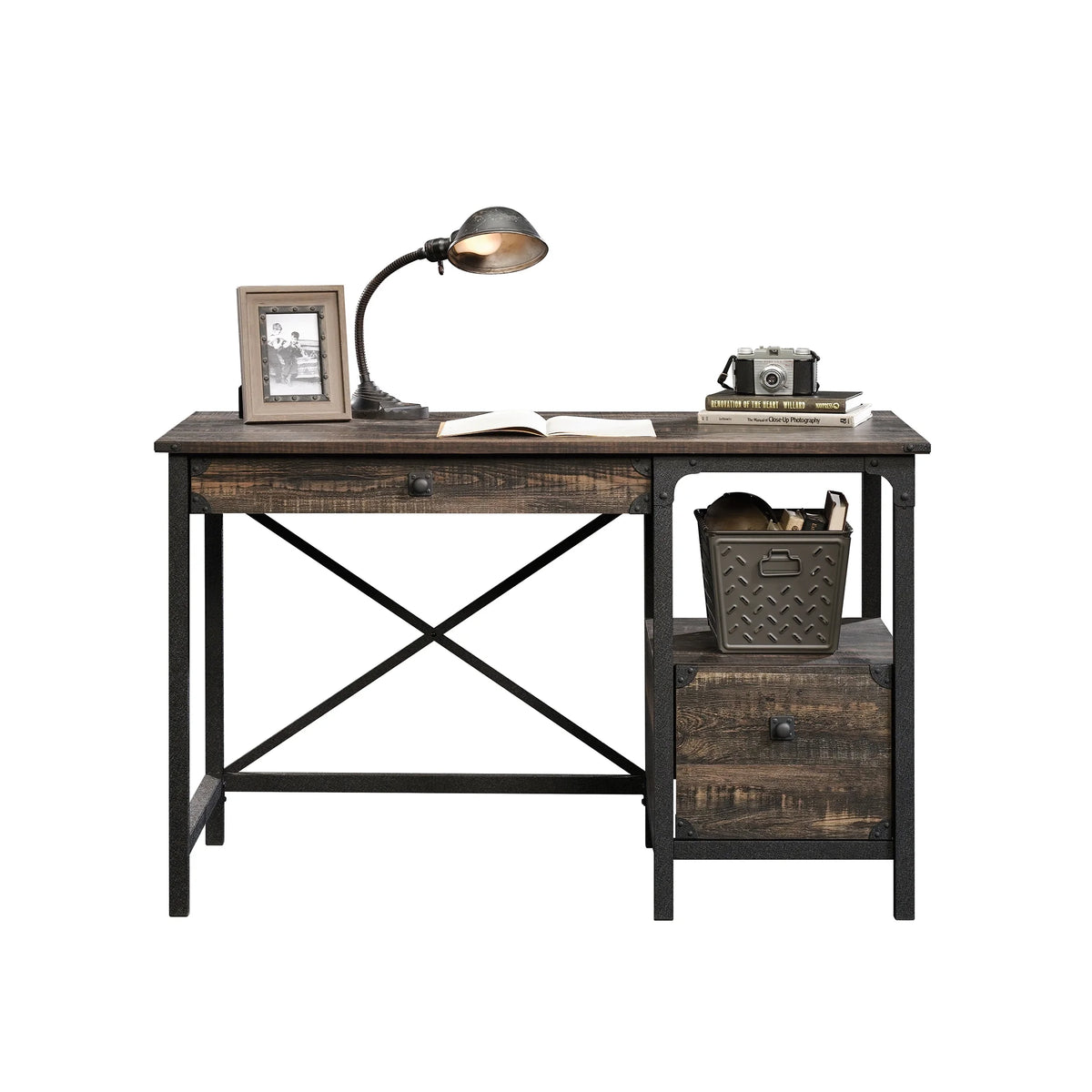 Carbon Oak Finish Desk E69132