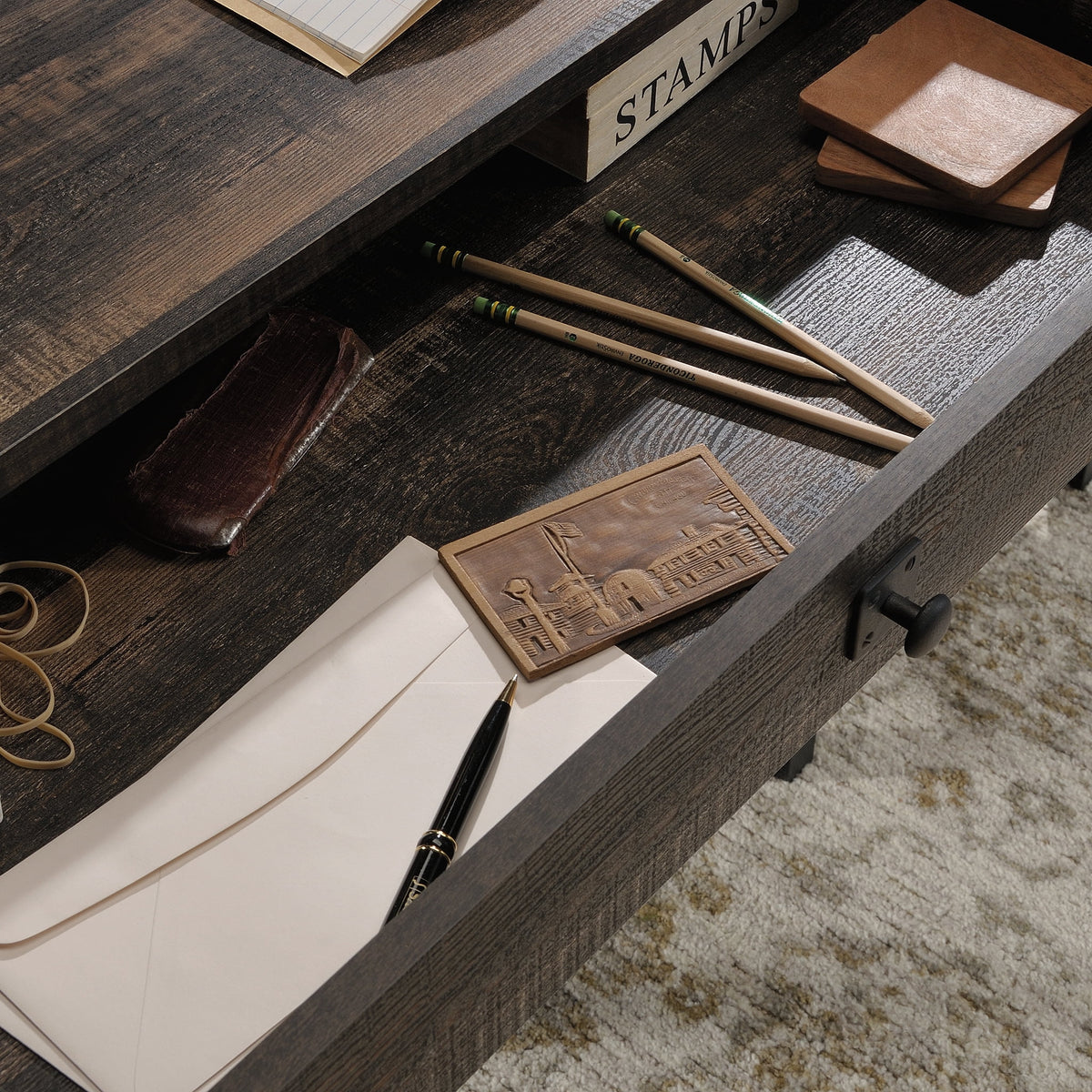 Carbon Oak Finish Desk E69132
