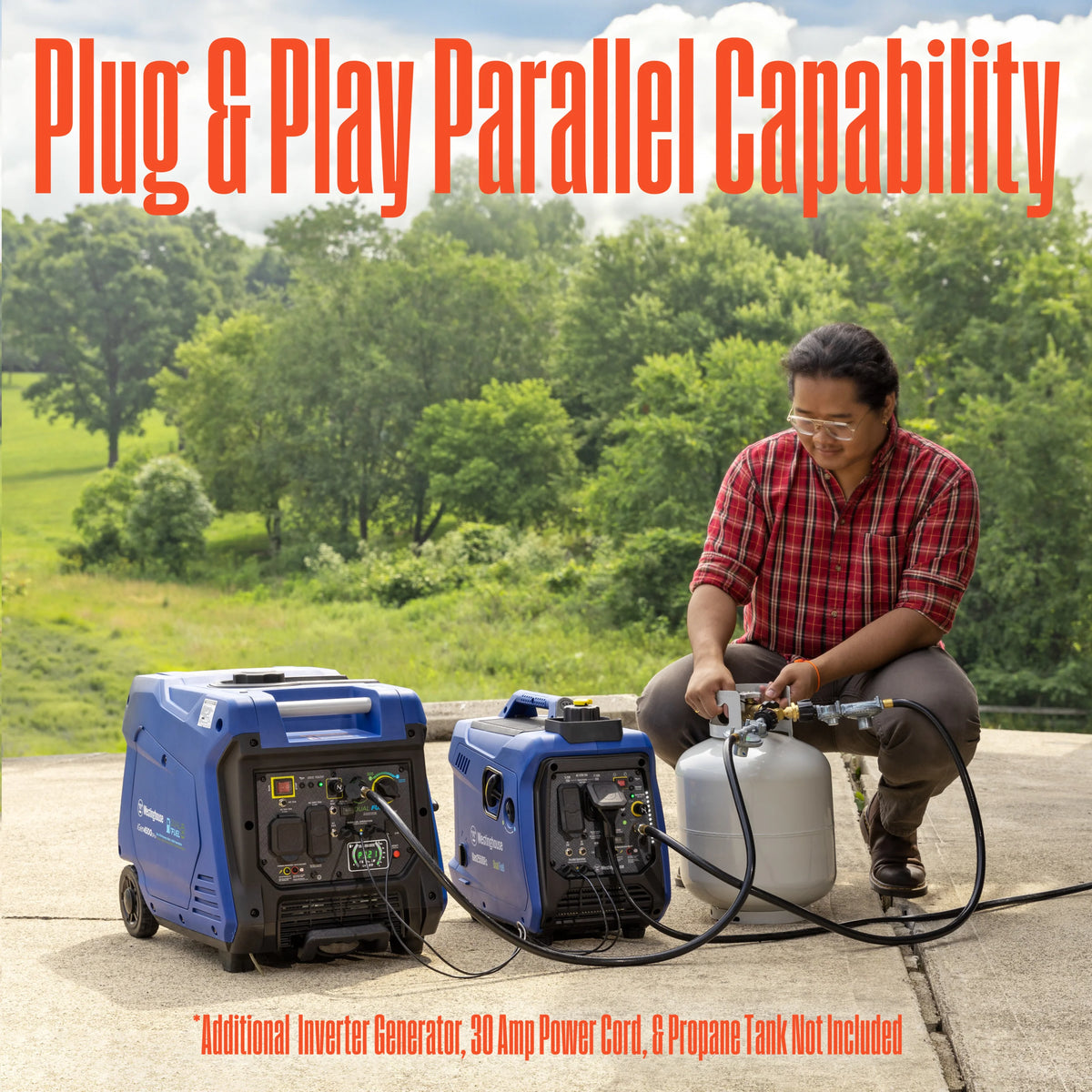 2550 Peak Watt Dual Fuel Portable Inverter Generator I1939