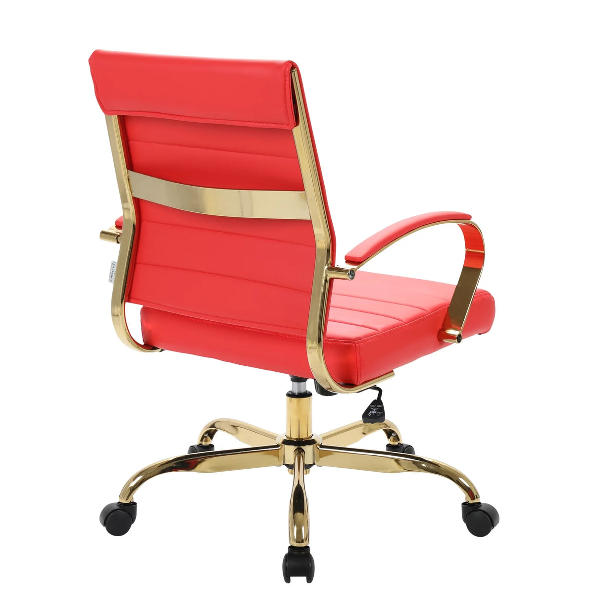 Leather Office Chair With Gold Frame G530