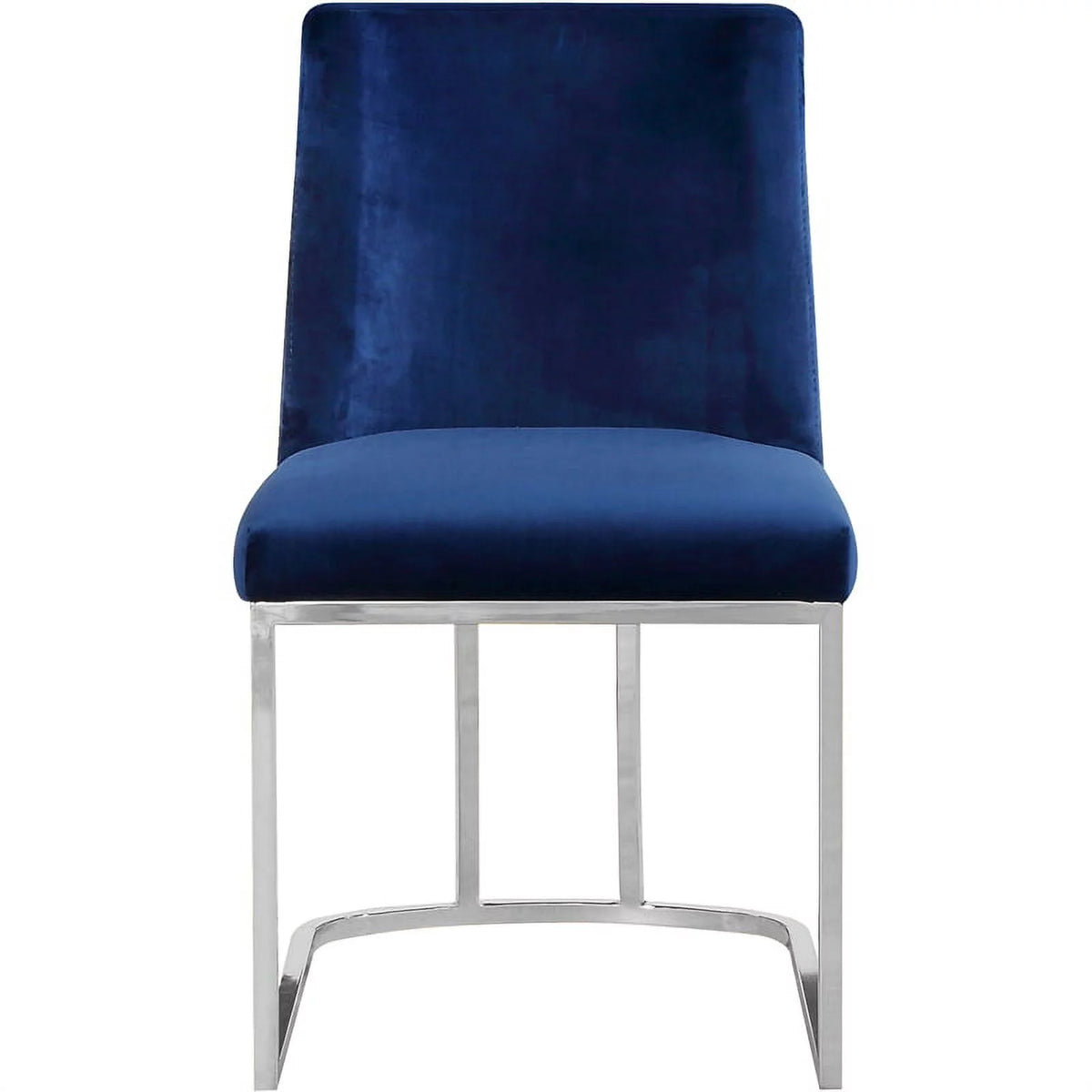 Navy Velvet Dining Chair Set of 2 V5802