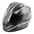 Silver Full-Face Helmet V4862