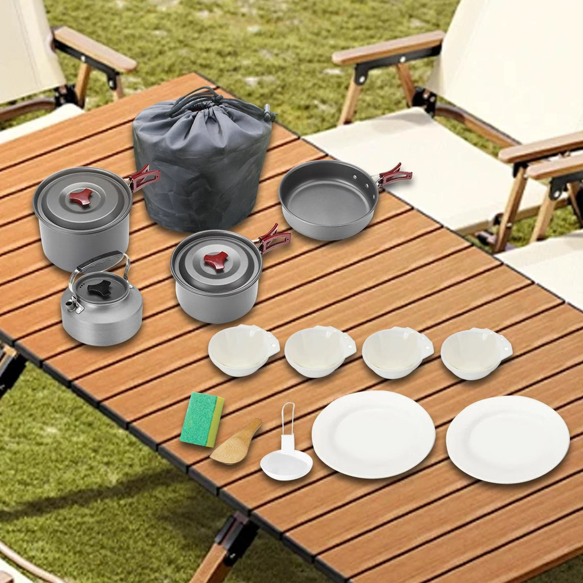 Camping Cookware Non Stick for Campfire O424761